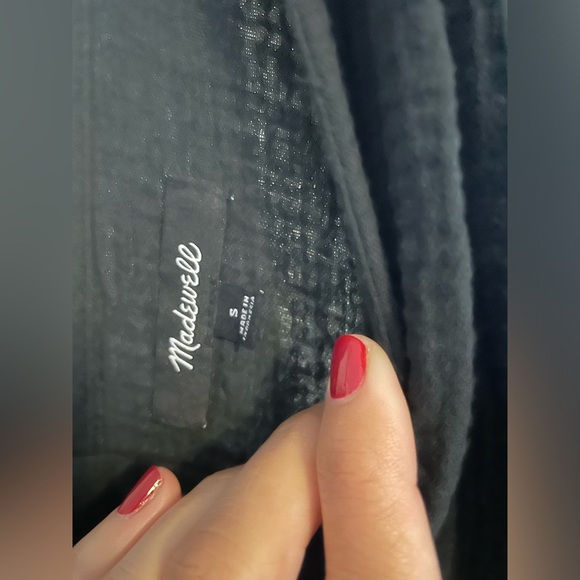 Madewell Lightspun V-neck Midi Dress Size S - Picture 5 of 6